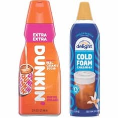 Dunkin' Creamer 32-oz Or International Delight Cold Foam 14-oz Other deal at Publix