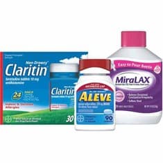 $5 Off When You Spend $25 On Claritin, Astepro, Miralax, Phillips', Aleve, Bayer, Midol, Afrin Other deal at Publix