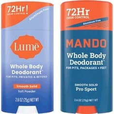 Any 2 Lume Or Mando Deodorants 3.6 oz Other deal at Publix