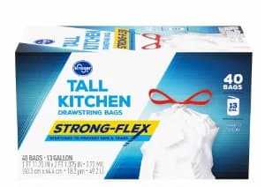 Kroger Kroger Trash Bags 40 ct Household deal at Kroger