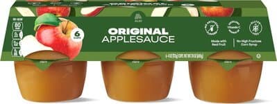 Aldi Aldi Original Or Unsweetened Applesauce Cups 24 oz Pantry deal at Aldi