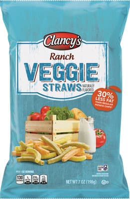 Clancy's Clancy's Veggie Straws 7 oz Snacks deal at Aldi