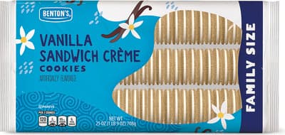 Benton's Benton's Assorted Sandwich Crème Cookies 25 oz Bakery deal at Aldi
