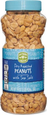 Southern Grove Southern Grove Dry Roasted Peanuts 16 oz Snacks deal at Aldi