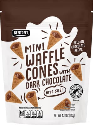 Benton's Benton's Mini Waffle Cones 4.23 oz Bakery deal at Aldi