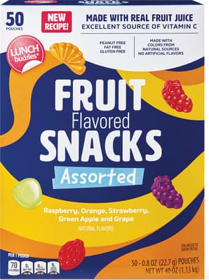 Lunch Buddies Lunch Buddies Assorted Fruit Snacks 40 oz Snacks deal at Aldi