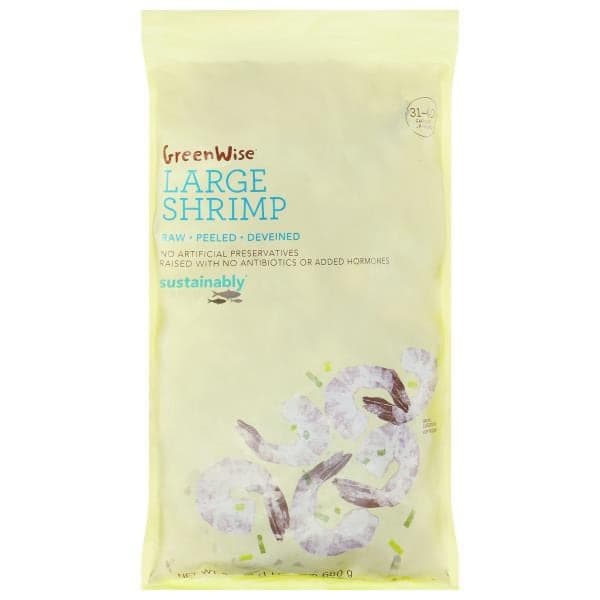 Greenwise Greenwise Large White Shrimp 24 oz Meat & Seafood deal at Publix
