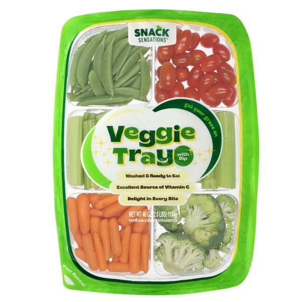Snack Sensations Veggie Tray - 40 oz