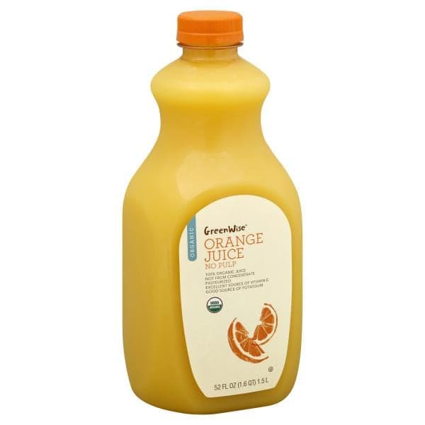 Greenwise Greenwise Organic Orange Juice 52 oz Beverages deal at Publix