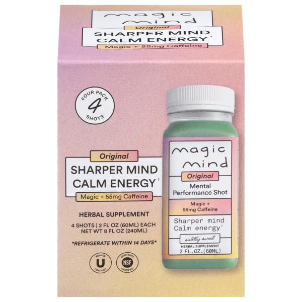 Magic Mind Original Shot 4 ct Beverages deal at Publix