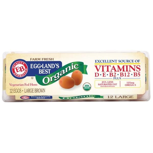 Eggland's Best Organic Eggs 12 ct Dairy & Eggs deal at Publix