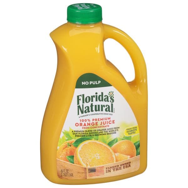 Florida's Natural 100% Orange Juice 89 oz Beverages deal at Publix