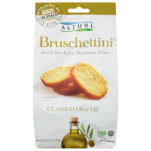 Asturi Bruschettini Italian Bruschetta Toasts 4.23 oz Snacks deal at Publix