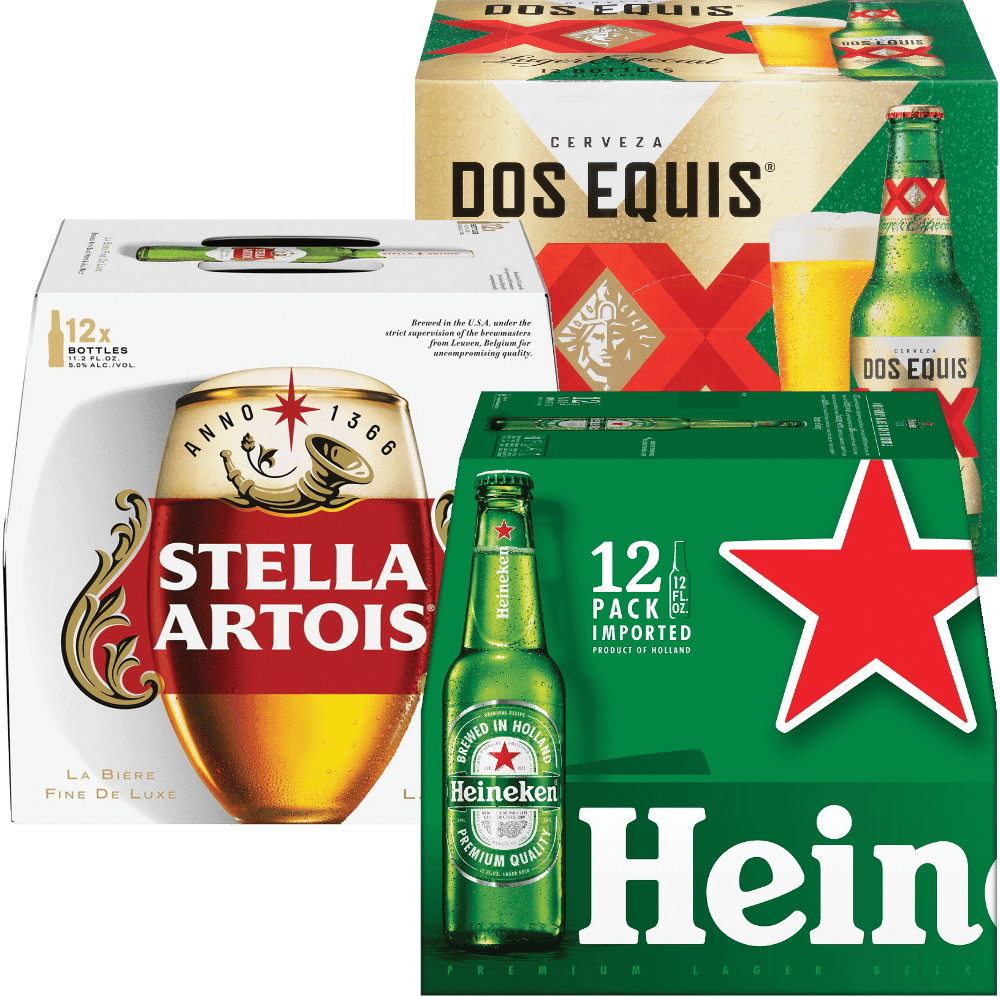 Heineken, Stella Artois Or Dos Equis 11.5 fl oz Beer & Wine deal at Kroger