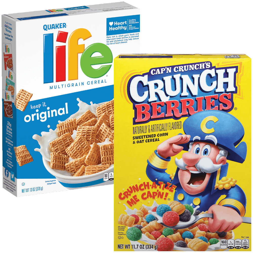 Cap'n Crunch Or Life Cereal - 10.3 oz