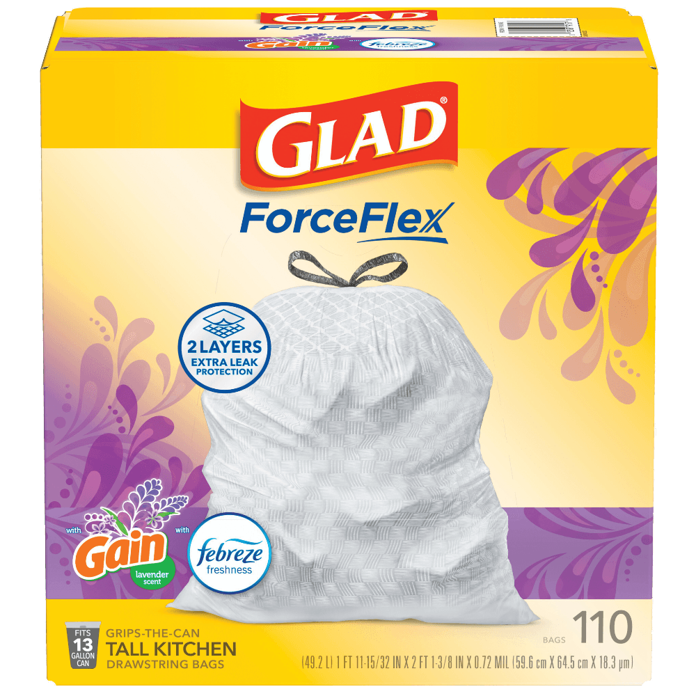 Glad Trash Bags - 110 ct