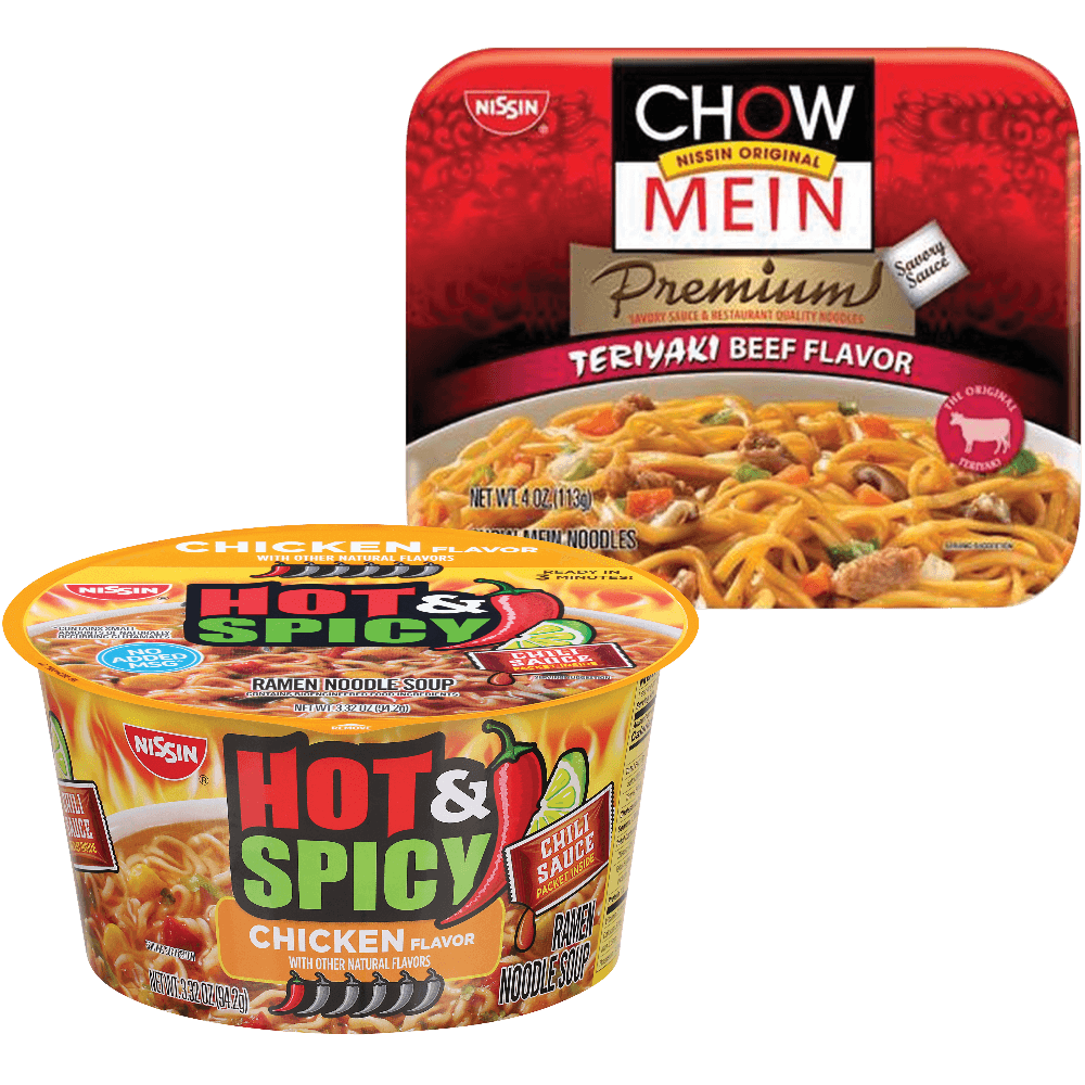 Nissin Ramen Or Chow Mein - 2.54 oz