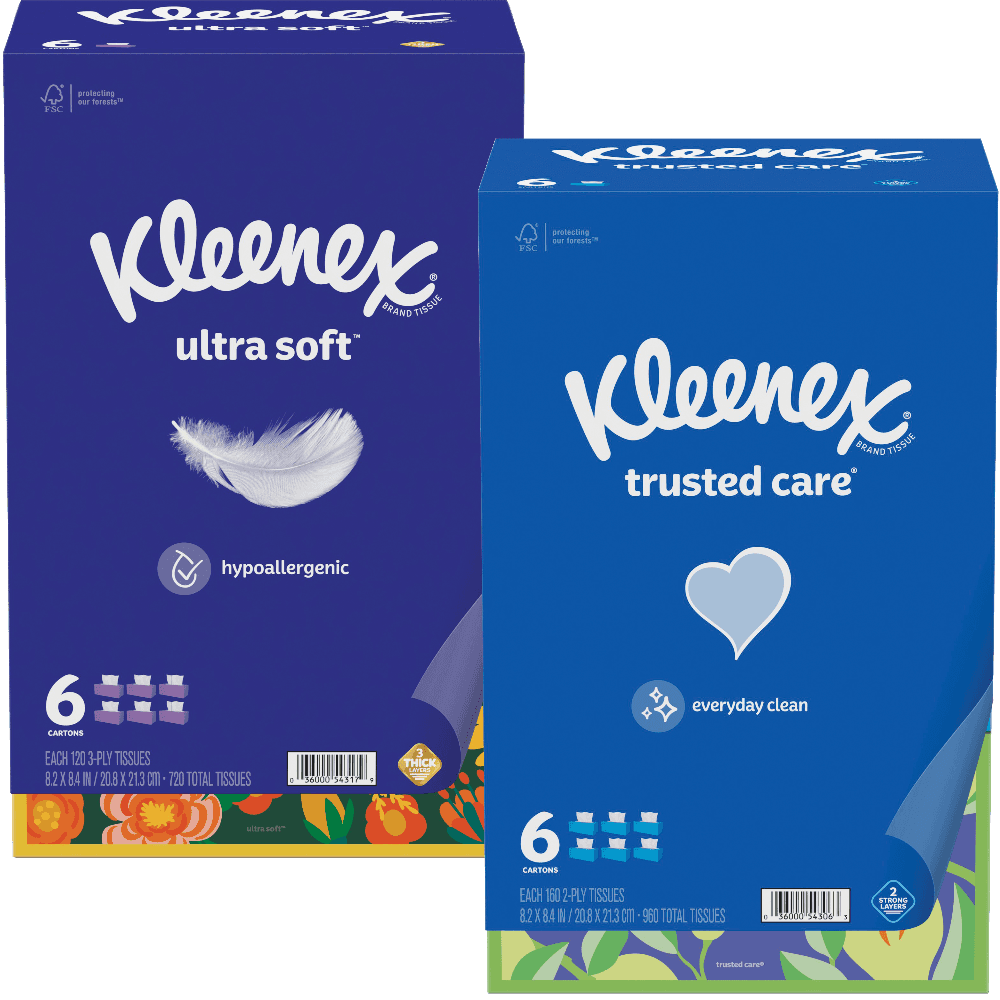Kleenex Facial Tissue 6 ct Household deal at Kroger