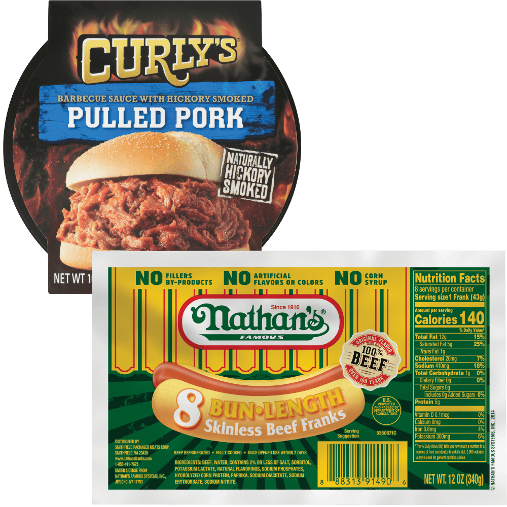 Nathan's Beef Franks 11 oz Meat & Seafood deal at Kroger