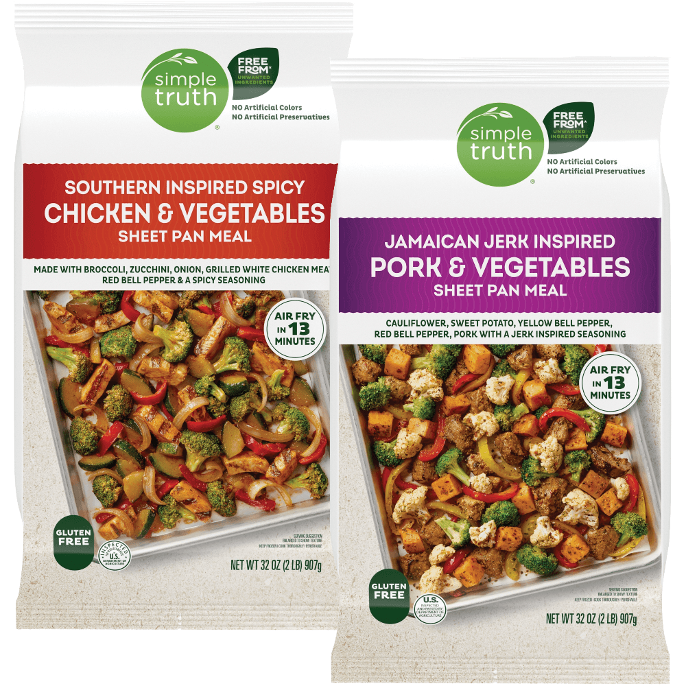 Simple Truth Simple Truth Sheet Pan Meal 32 oz Frozen deal at Kroger
