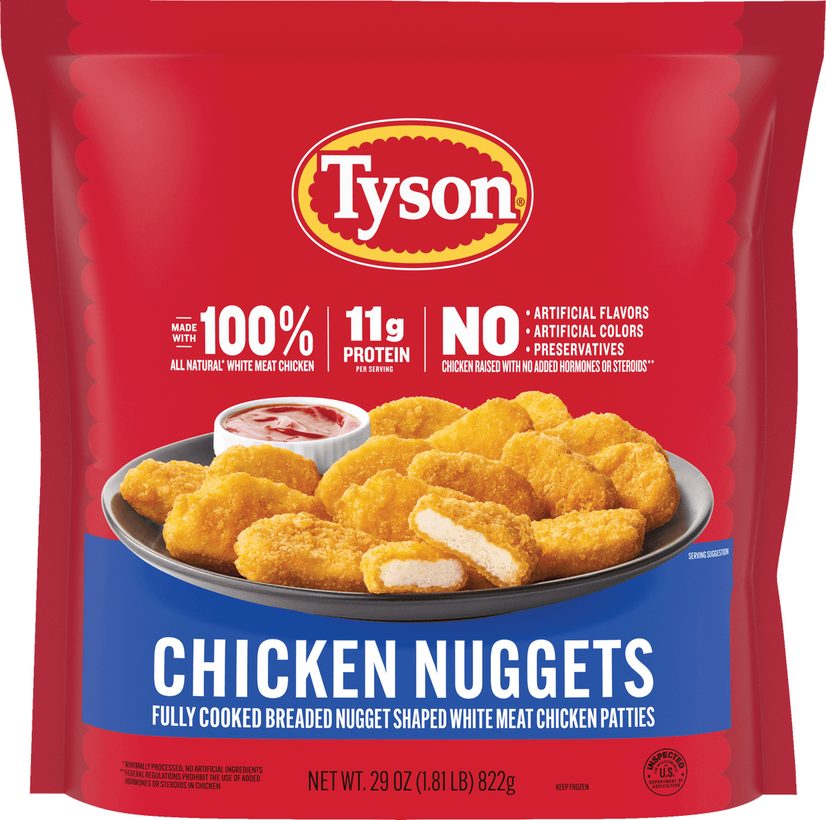Tyson Tyson Frozen Chicken 23 oz Frozen deal at Kroger