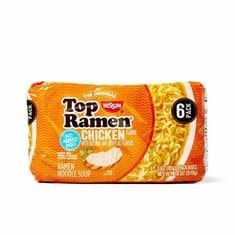 Nissin Top Ramen Ramen Noodle Soup 6 ct Pantry deal at Publix