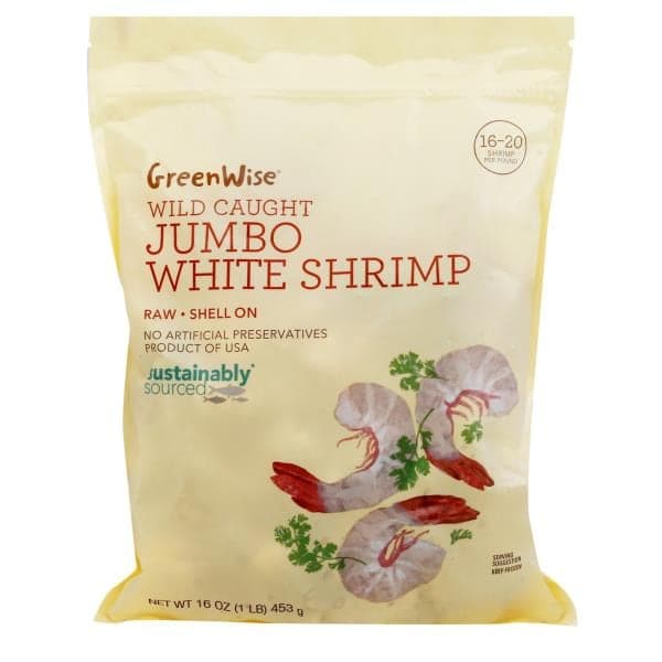 Greenwise Greenwise White Shrimp 16 oz Meat & Seafood deal at Publix