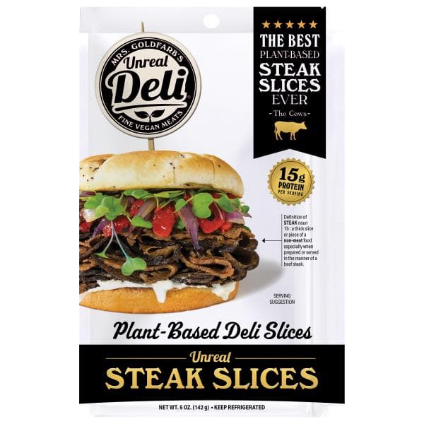 Unreal Deli Plant-based Steak Slices 5 oz Deli & Prepared Foods deal at Publix