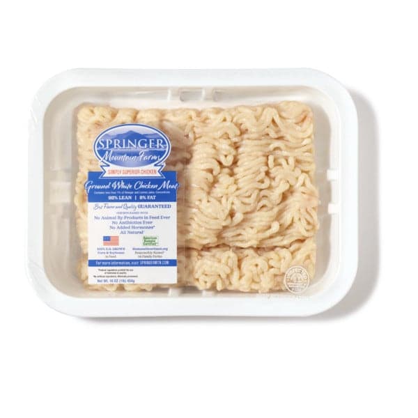 Springer Mountain Farms Ground Chicken Breast 16 oz Meat & Seafood deal at Publix