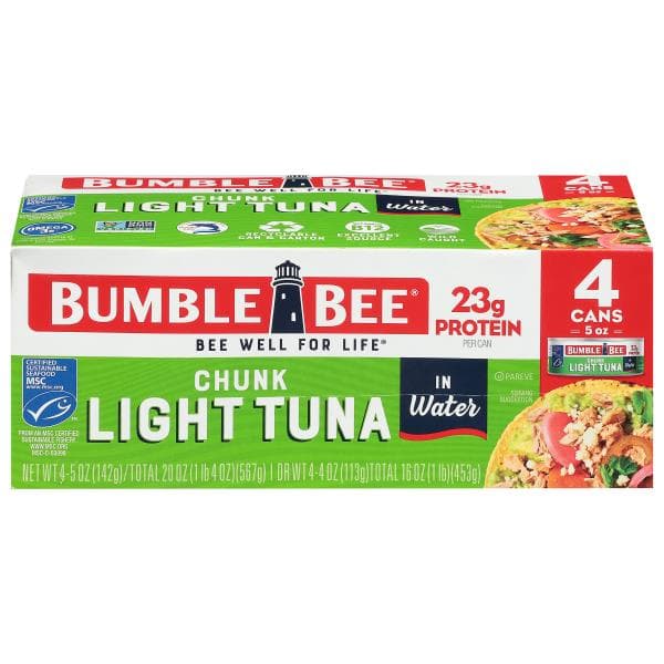 Bumble Bee Chunk Light Tuna 4 ct Pantry deal at Publix