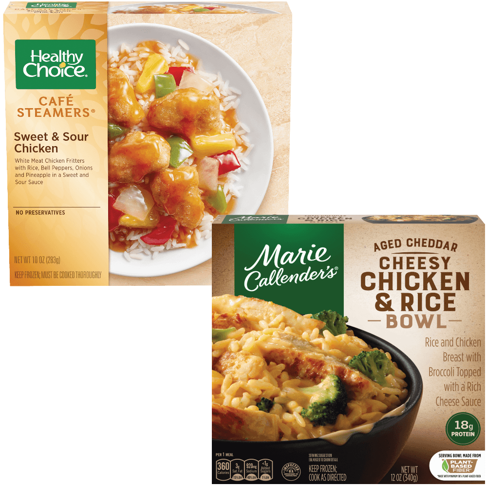 Marie Callender's Marie Callender's Bowl Or Healthy Choice Café Steamers 9.5 oz Frozen deal at Kroger